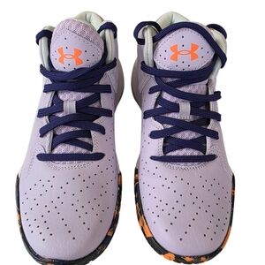 Under Armour Kids' Purple and Orange Shoes